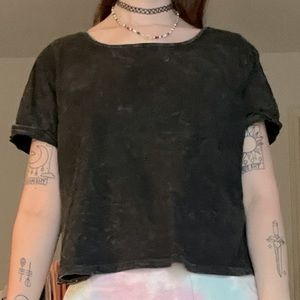 ⚡️Black Acid Wash Tee